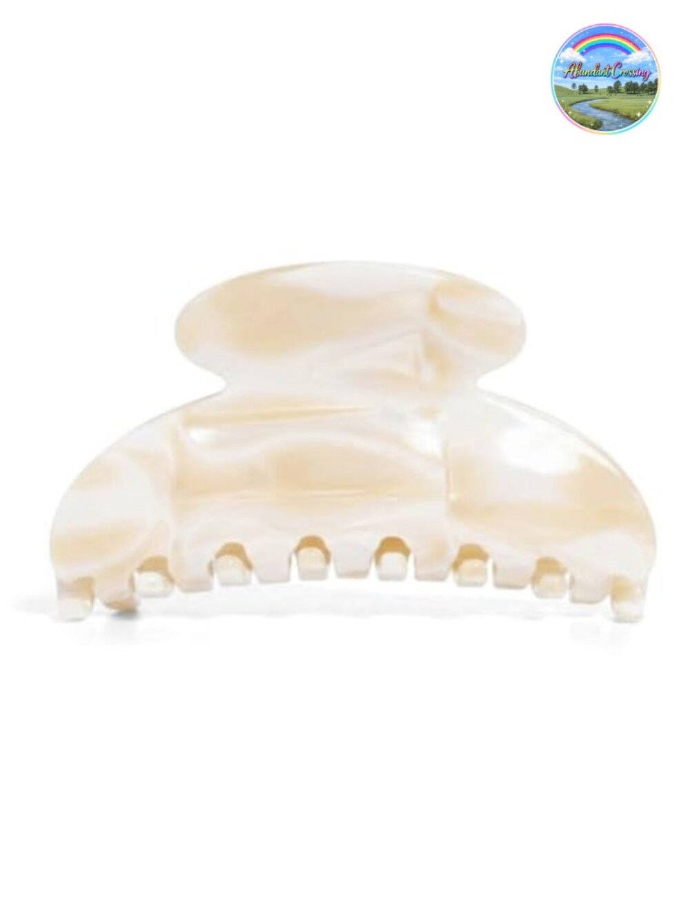 Medium Couture Claw Hair Clip Slip Free Hold Acetate French Hair Accessory